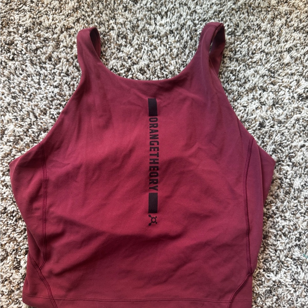 Orangetheory Burgundy Workout Tank